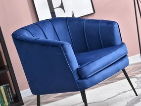 Fotel Etimee F (tengeri + arany). Akció -17%. 1110031