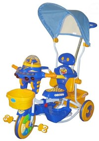 Gyerekek multifunkcionális tricikli Euro Baby UFO - kék / sárga