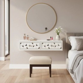 Moka 120 - White, Silver