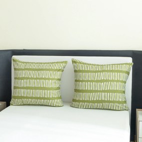 Mikroflanel párnahuzat GREENSORY 40x50 cm, zöld