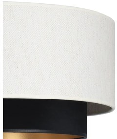 NATIA felületre szerelhető csillár 1xE27/60W/230V fehér/fekete