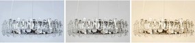 MORETTI MO7296 KRISTAL Króm Színű Függeszték LED 44W 3000-6000K IP20