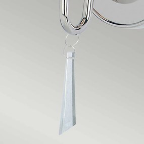 Elstead Lighting FINSBURY PARK FP1-POL-NICKEL Fali lámpa 1x60W/E14