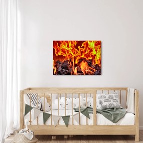 Az égő szén képe (70x50 cm)