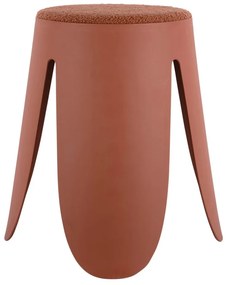 Világospiros műanyag ülőke Savor – Leitmotiv