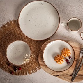 Altom Reactive Ivory porcelán tál, 15,5 cm, 700 ml