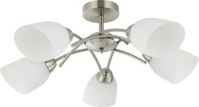 Felületre szerelhető csillár DONNA 5xE27/60W/230V nikkel
