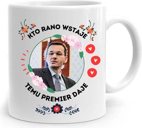 Bögre Politikus Miniszterelnök Mateusz Morawiecki Pis