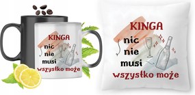 Kinga Mágikus bögre fényképes nyomott mintás párna szett