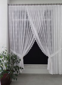 Mg Függöny Dísz háló fehér Erkély 420x250cm
