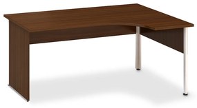 ProOffice A ergonomikus asztal 180 x 120 cm, jobb, dió