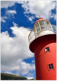 Poszterek 70x100 Piros világítótorony