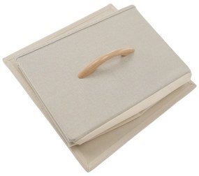 HAZEL TYP 2 szekrény szövet fiókokkal, barna, M