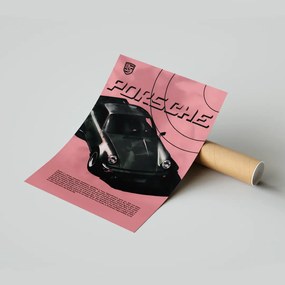 Porsche poszter 30x40 cm Ajándék ötlet