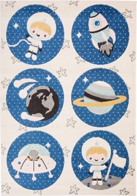 Happy Szőnyeg 140x200 Gyerek Színes Pasztell h30a