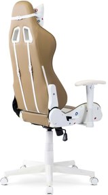 Irodai Forgószék Fehér/Barna Színben.CANDY