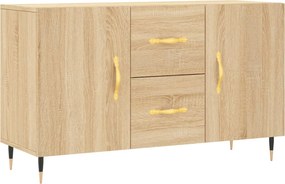 vidaXL sonoma tölgy színű szerelt fa tálalószekrény 100 x 36 x 60 cm