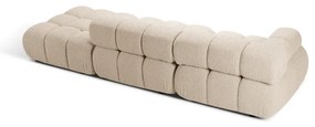 Bézs buklé moduláris kanapé 288 cm Bellis – Micadoni