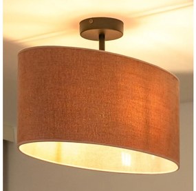 Duolla - Felületre szerelhető csillár OVAL 1xE27/15W/230V rózsaszín