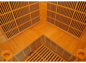 Sauna DeLuxe 4005 Carbon, világosbarna