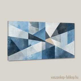 Jeges Geometria vászonkép – modern falra 40x23 cm
