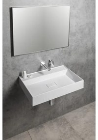 Sapho - Falra szerelhető mosdó GODIVA 68x44 cm márvány/fehér