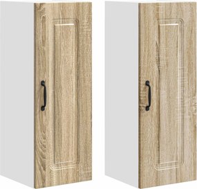 vidaXL Konyhaszekrény Kalmar 2 pcs Sonoma tölgy 30 x 31 x 80 cm