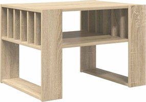vidaXL Dohányzóasztal Sonoma tölgy 66 x 49,5 x 45 cm Faanyag