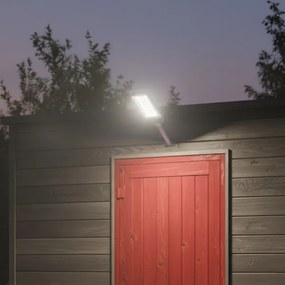 Fényerőszabályozható LED napelemes utcai lámpa érzékelővel VENICE 200W/12000 mAh IP65 fekete +távirányító