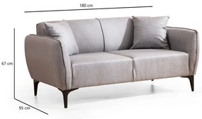 Belissimo világosszürke kanapé – Balcab Home