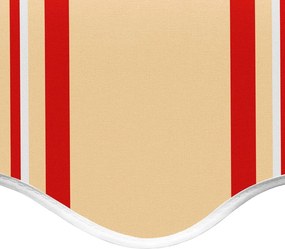 Sárga és narancssárga csere napellenző ponyva 4,5 x 3 m