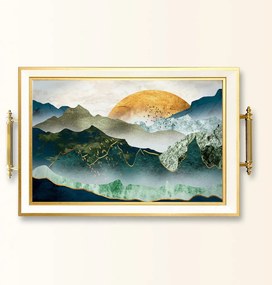 Üveg tálca, 38×24 cm – TPB9870