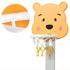 4 az 1-ben állítható magasságú gyerek játékszett, narancs-sárga