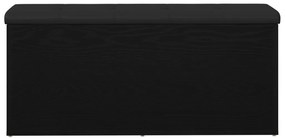 Tárolópad Fekete Tölgy 100x40x45 cm Mérnöki Fa