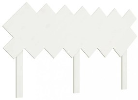fehér tömör fenyőfa ágyfejtámla 141x3x80,5 cm
