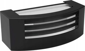 Kültéri kerti fali lámpa fekete hosszúkás csíkos Eko-Light