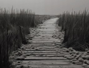 Poszter 65x50cm A csend ösvénye Dűnék