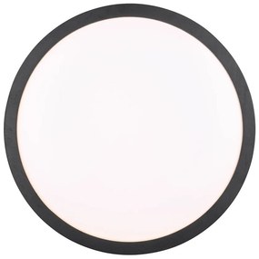 Fekete LED mennyezeti lámpa ø 40 cm Iseo – Trio