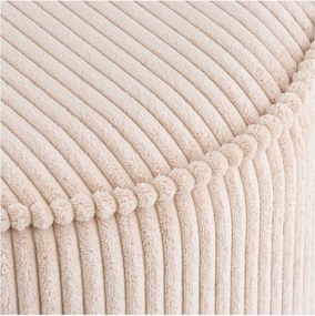 Bézs kordbársony puff Taupo – House Nordic