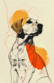 Poszter 56,6x86,4cm Kutya Méltóság Vázlat