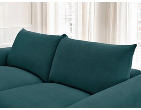 Kék kinyitható kanapé 214 cm Ernest – Bobochic Paris