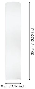 EGLO 83406 - ZOLA fali lámpa 2xE14/40W