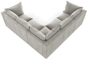 Világosszürke sarokkanapé Manao – Makamii