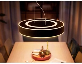 Philips - LED Dimmelhető csillár zsinóron Hue ENRAVE LED/33,5W/230V fekete + távirányító