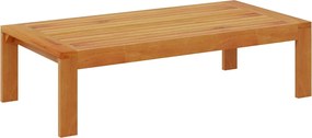 vidaXL tömör akácfa kerti asztal 100 x 50 x 27 cm