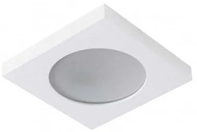 LED lámpatest , spot keret , süllyesztett , négyzet , GU10 , fehér , IP44 , FLINI