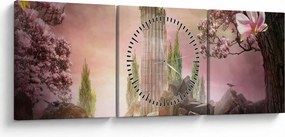 Kép - Az álmok birodalma (órával) (90x30 cm)