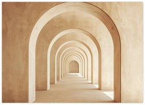 Kép - Bézs átjáró (70x50 cm)