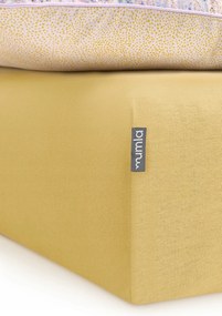 Banánsárga lepedő 180x200 cm magas matrachoz Mumla