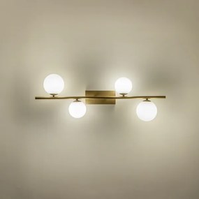 Brilagi - LED Felületre szerelhető csillár MILLA 4xG9/3W/230V arany/fehér